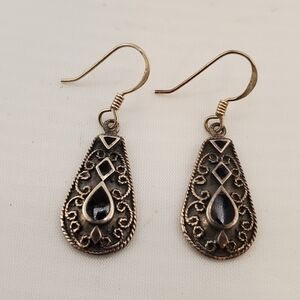 Sterling Silver Black Onyx Earrings